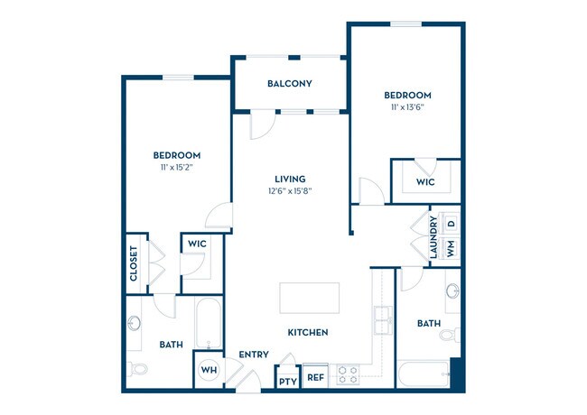 2 Bedroom | 2 Bath | 1137 SF | Renovated - Talison Row at Daniel Island Apartments