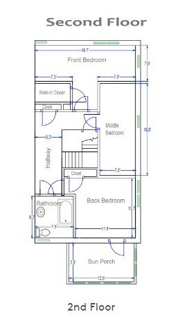 Apt 3 -upstairs fp - 523 E State St
