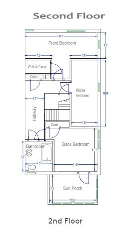 Apt 3 -upstairs fp - 523 E State St