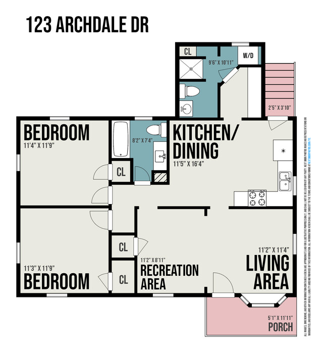 Floor Plan - 123 Archdale Dr