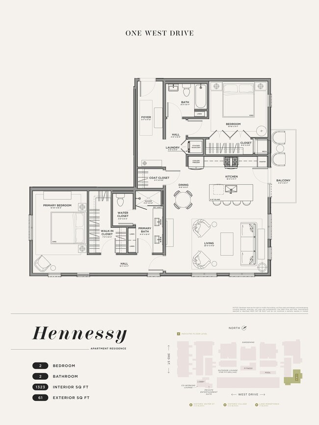 Floorplan - One West Drive