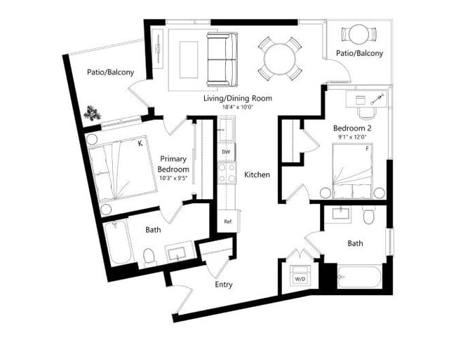 Floorplan - Lincoln/Broadway
