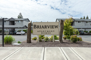 Entrance sign - Briarview Apartments