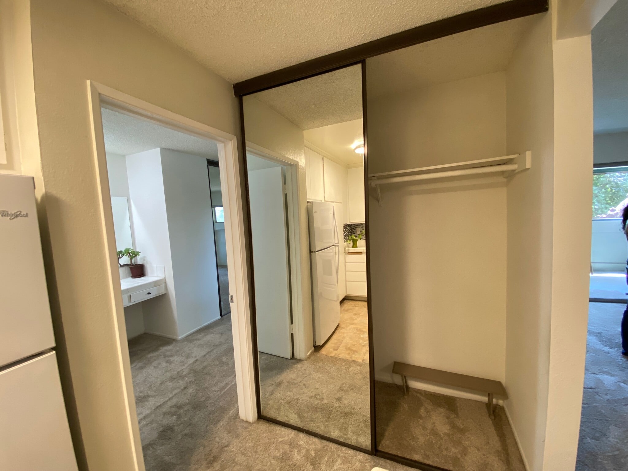 Mirrored closet - 355 S Los Robles Ave