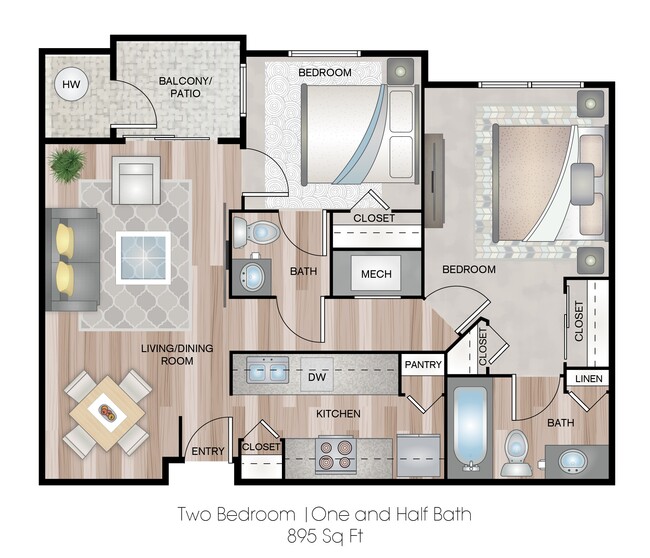 Floorplan - Victoria Park Jaycees Senior Apartments