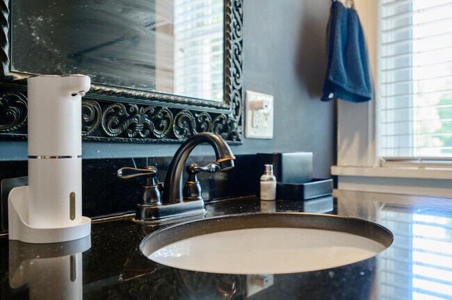 Upstairs bath vanity - 1608 Fayetteville St