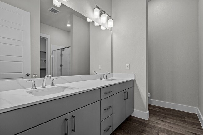 Primary Bathroom - Mansions of Denton