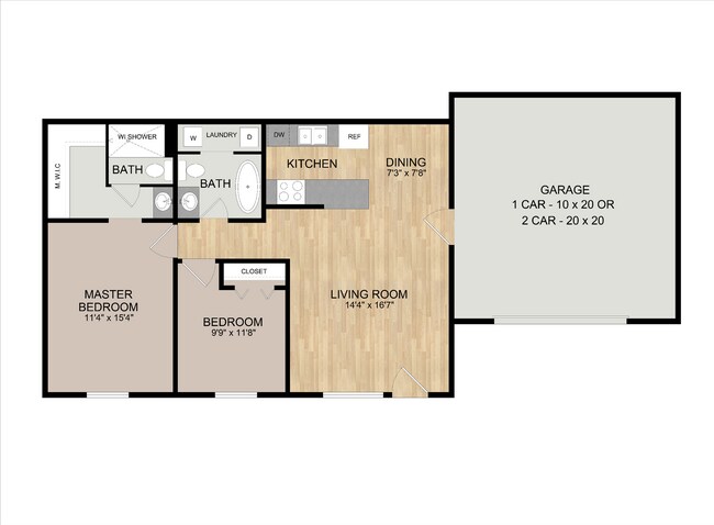 Floorplan - The Augusta at Gruene Garden Apartments
