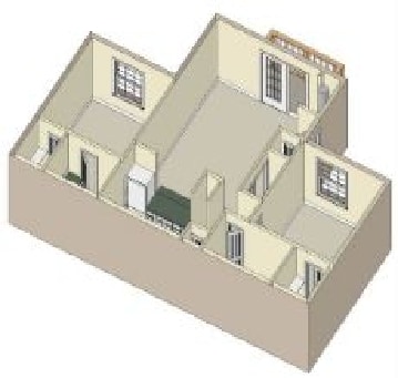 2BR/2BA - Wooded Creek