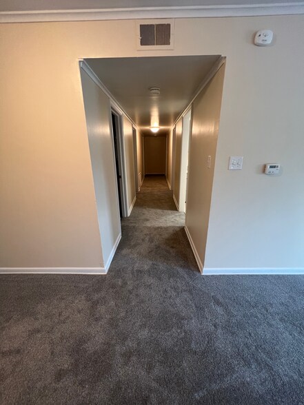 View of hallway standing. inliving room. - 307 Maple St