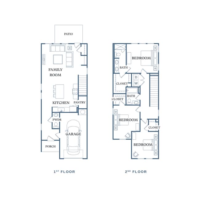 Floorplan - Tessa Mauldin Townhomes
