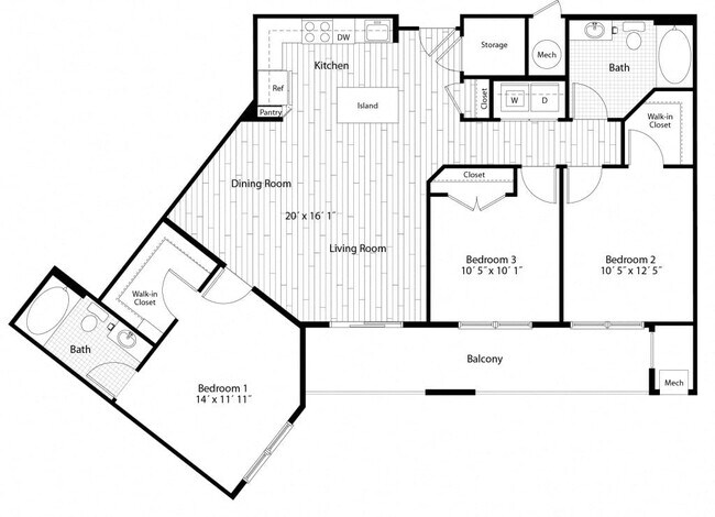 Floorplan - Rhode Island Row