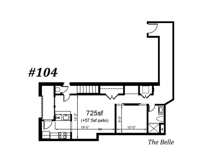 Floorplan - Landmark at 1700 Apartments