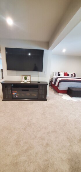 Master Suite King Size Bed and Electrical Fire Place - 225 Brafferton Blvd