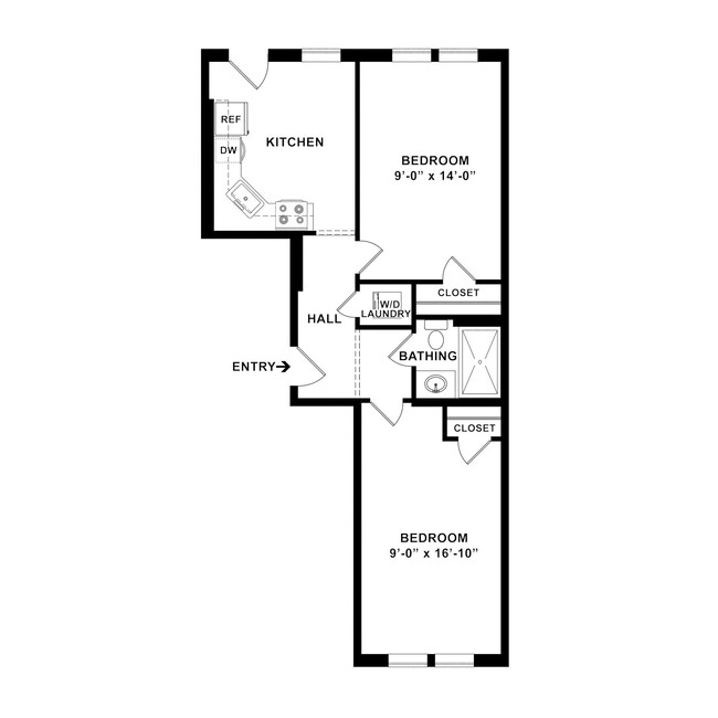 Floorplan - Clearway Apartments