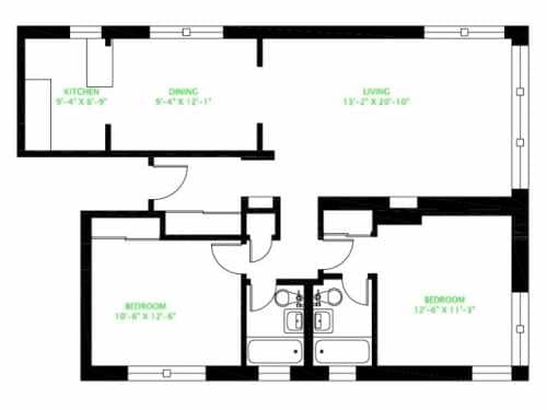 2BR/2BA - 5337 S. Hyde Park Boulevard