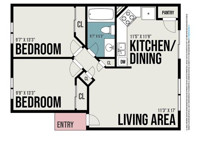 Floorplan - Hamilton Park Apartments