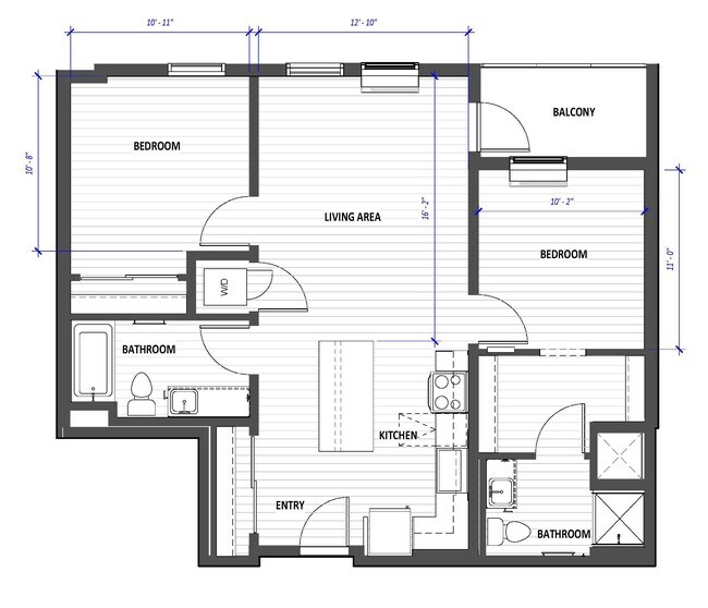 Floorplan - Hyas Point Apartments