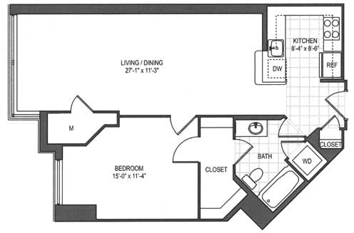 Floorplan - The Prime at Arlington Courthouse