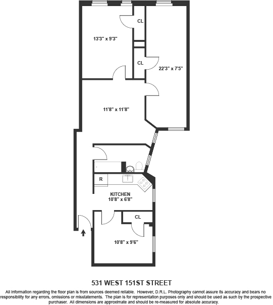 Floorplan - 531 W 151st St