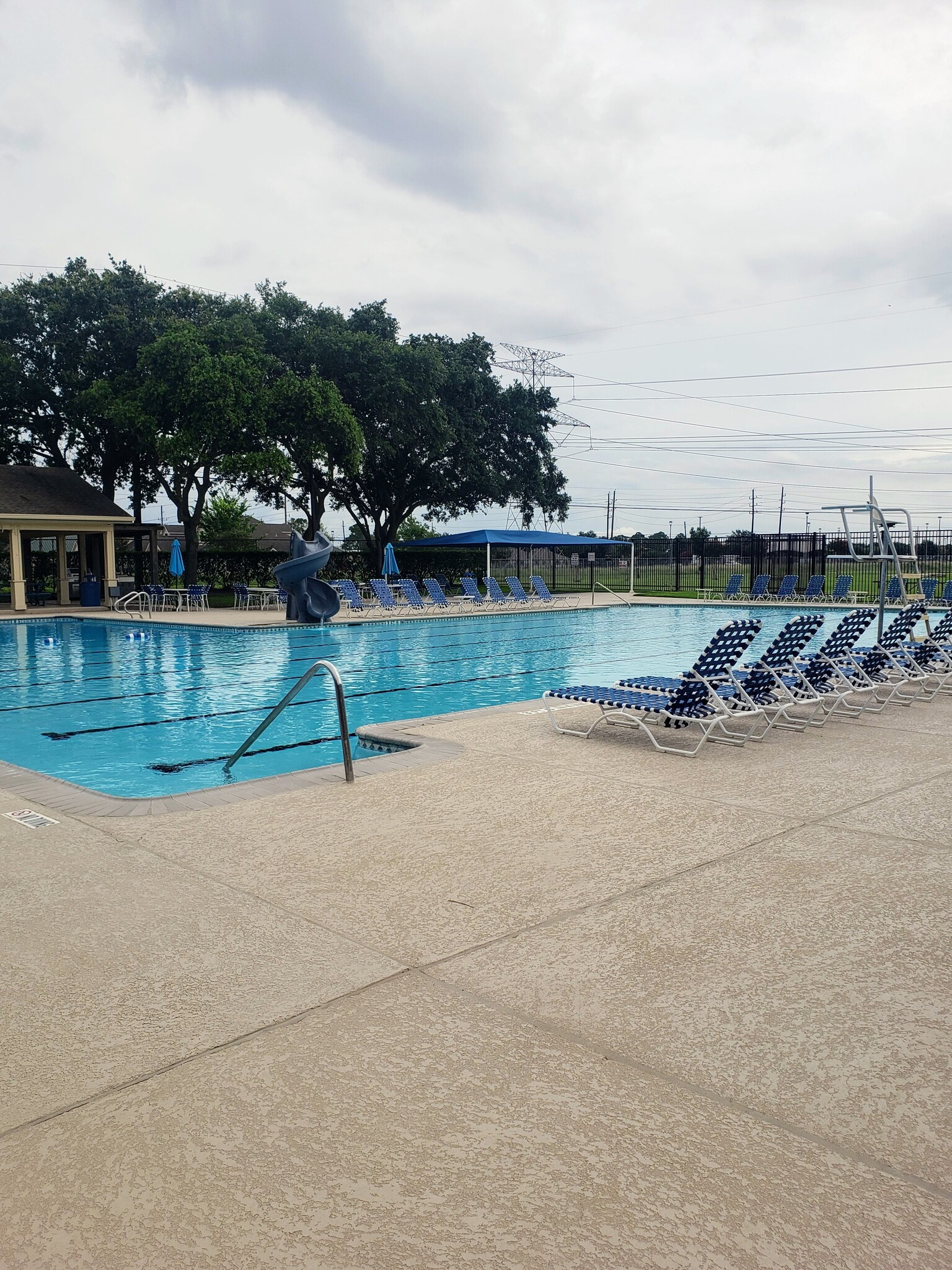 Area pool in the back of the house - 615 Park Grove Ln