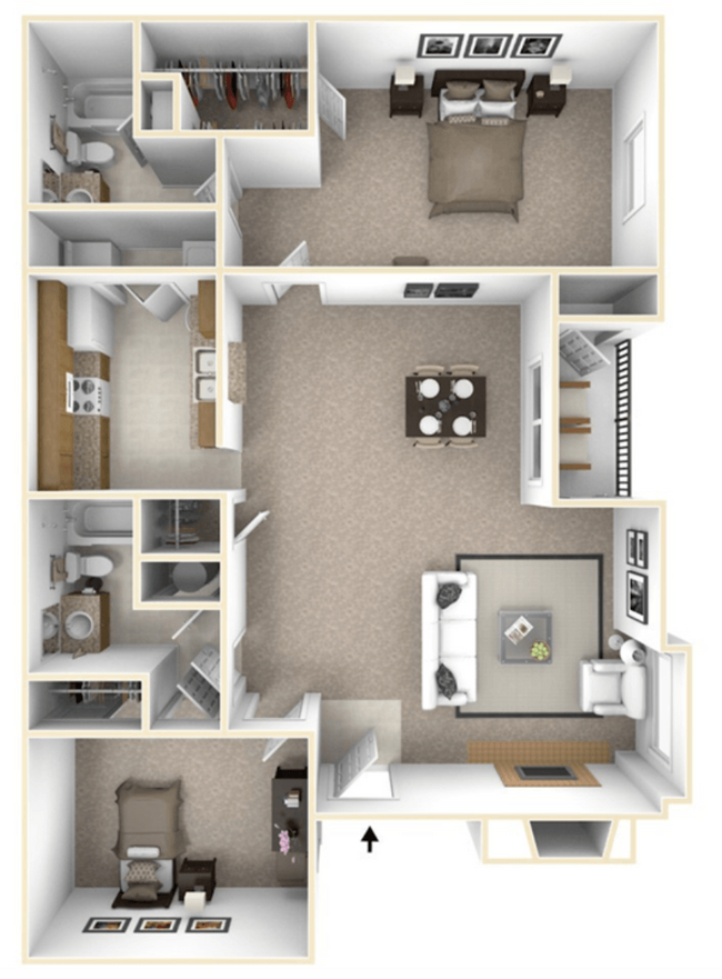 Floorplan - Fielders Glen Apartments (OLD)