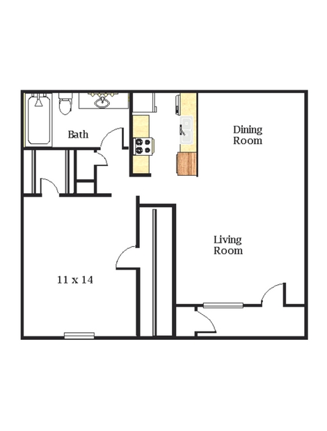 Floorplan - Sausalito Apartments