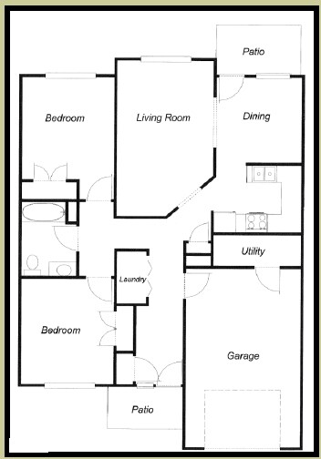 2BR/1BA - Parkway Townhomes Marshall