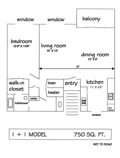 1BR/1BA - Vista Del Sol Apartments