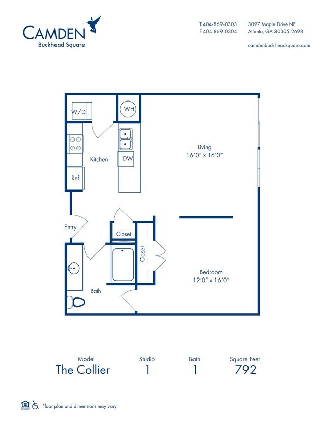 Floorplan - Camden Buckhead Square