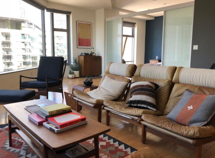 Living Room - 801 S Grand Ave