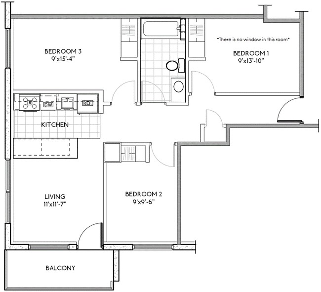 3BR/1BA - Humbucker Apartments