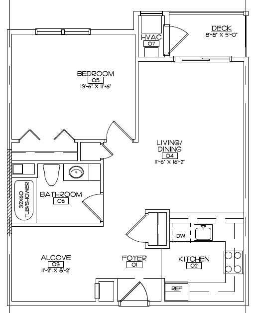 1BR/1BA - The Americana Wakefield