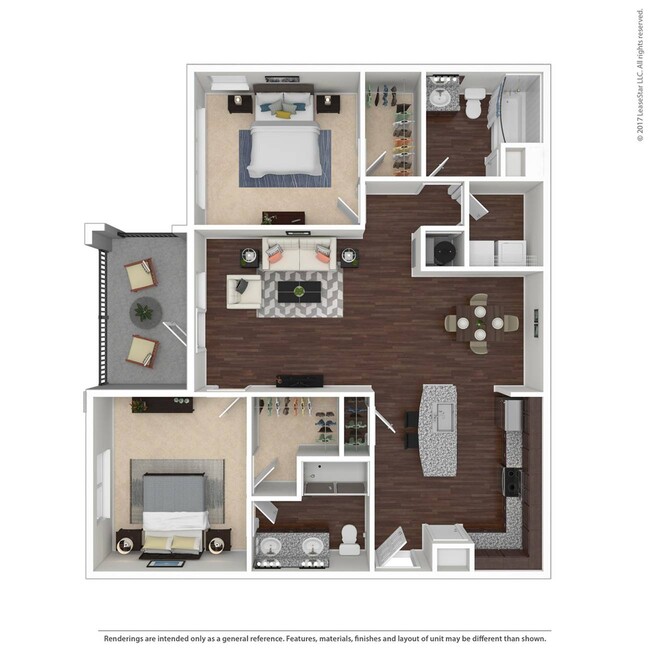 Two bedroom apartment in Durham, NC - Realm at Patterson Place