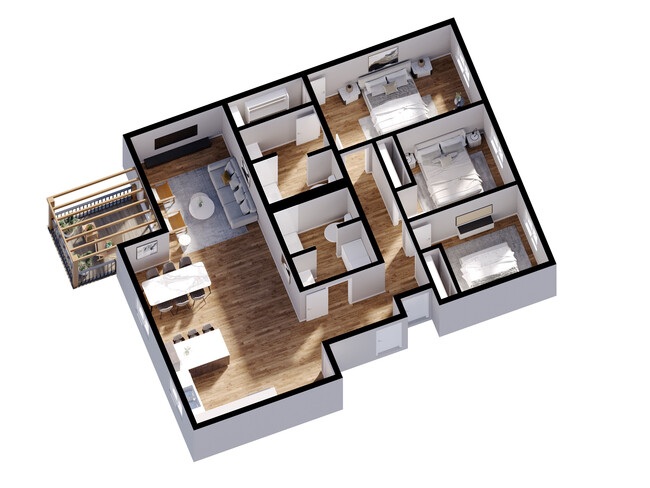 Floorplan - Fisher Park Apartments