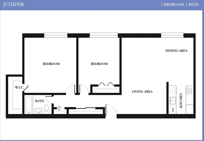 2BR/1BA - The Fairmont