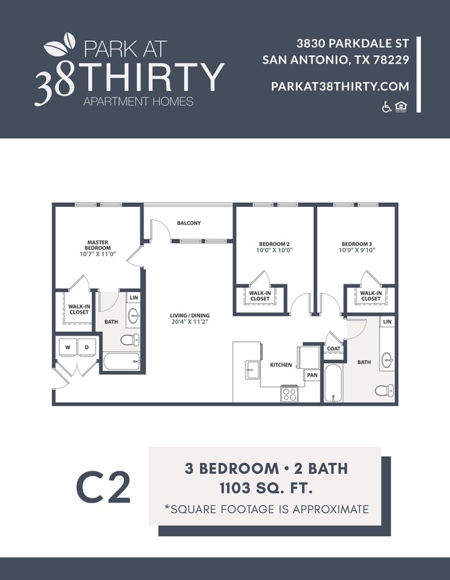 Floorplan - Park at 38Thirty