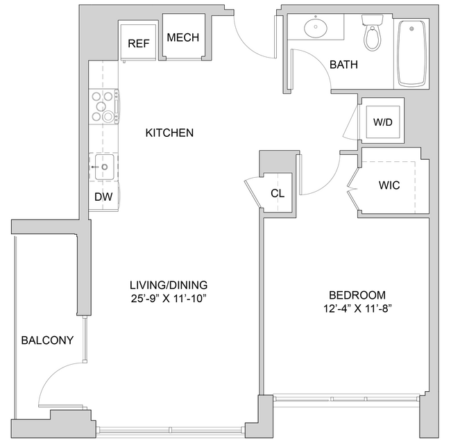 Floorplan - The Modern at Art Place