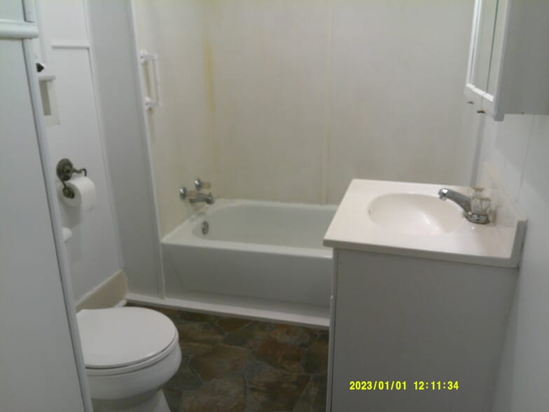 Downstairs bath - 124 N F St