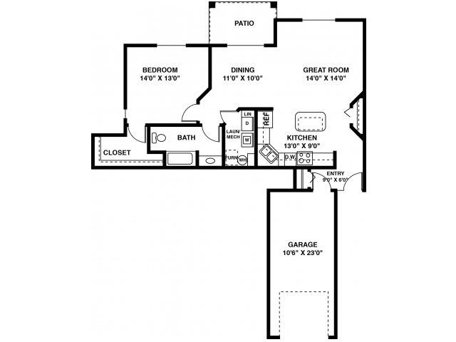 Floorplan - Raspberry Woods Townhomes