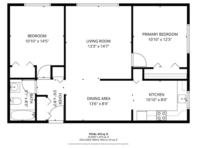 Floorplan - Hilltop Garden Apartments