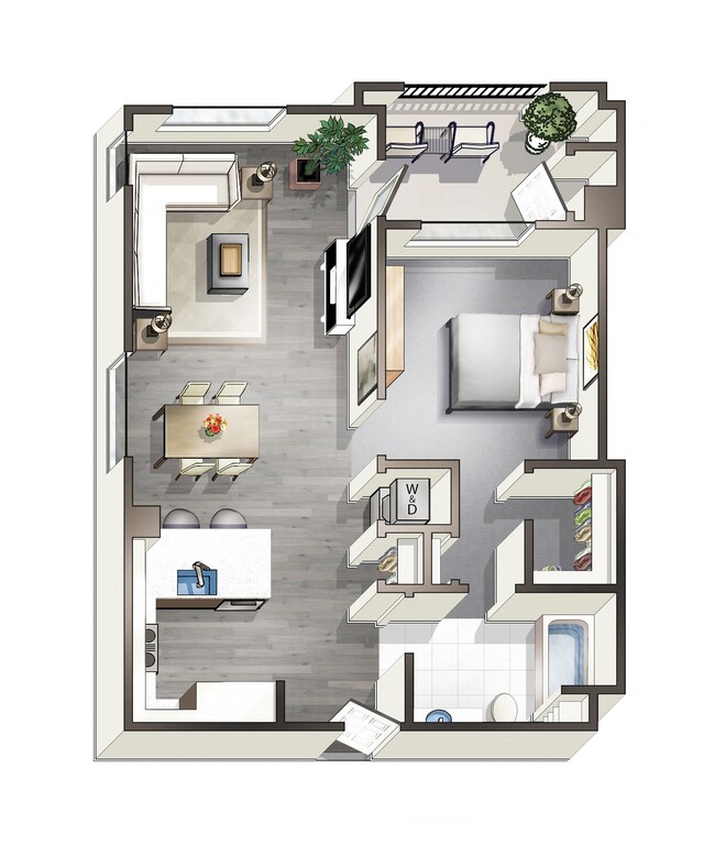 Floorplan - Artist Walk Apartments