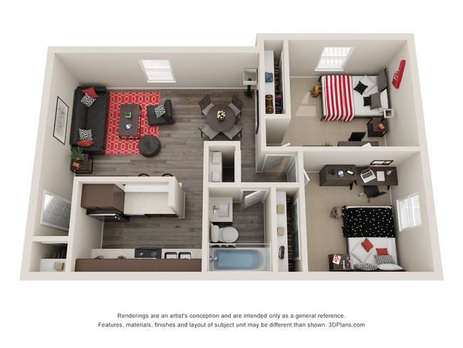 Floorplan - Hessel on the Park