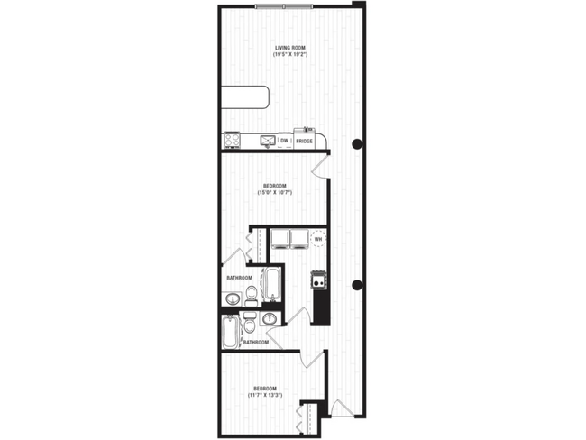 Floorplan - Fulton Cotton Mill Lofts