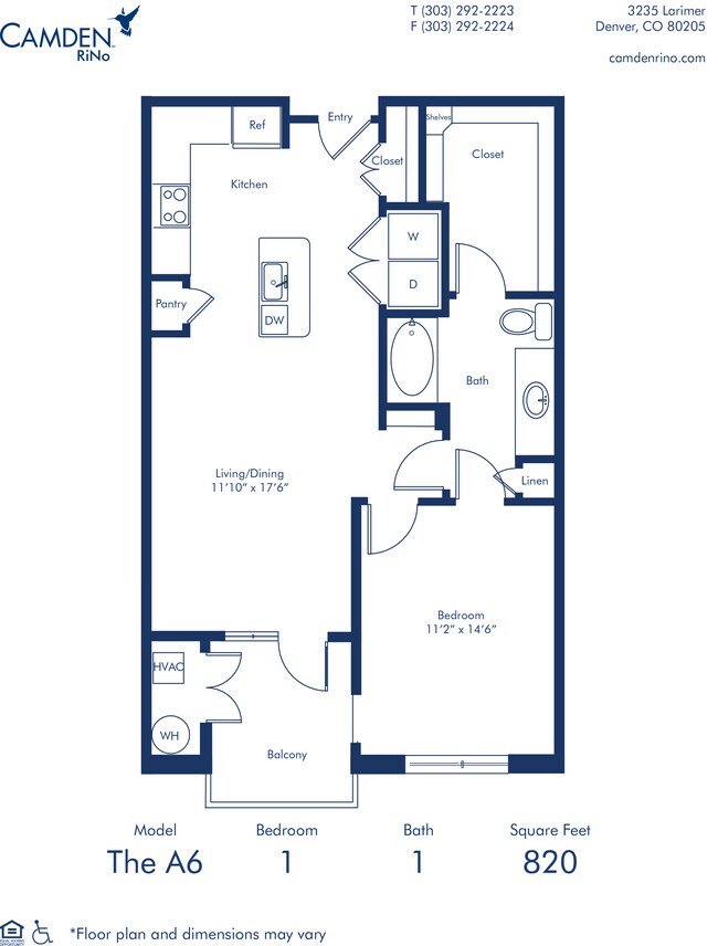 Floorplan - Camden RiNo