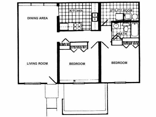 2BR/1BA - Amhurst