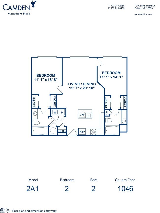 Floorplan - Camden Monument Place