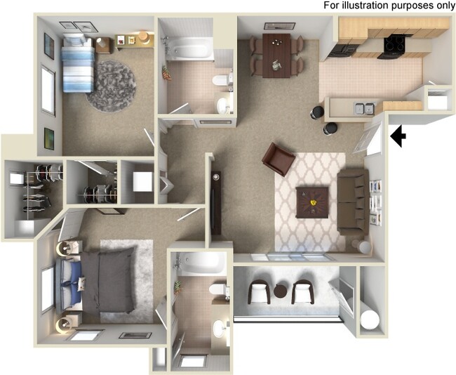 Floorplan - Waterstone Apartments