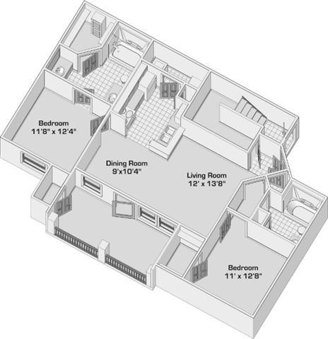 Floorplan - Villas of Spring Creek