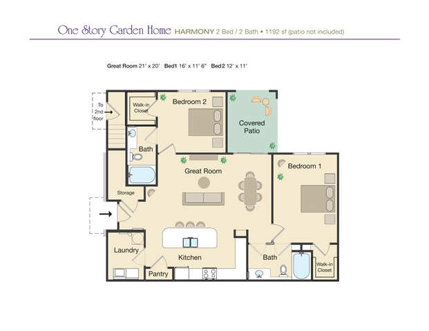 Floorplan - Loch Raven Pointe Apartments and Townhomes